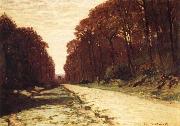 Claude Monet Road in Forest Germany oil painting artist